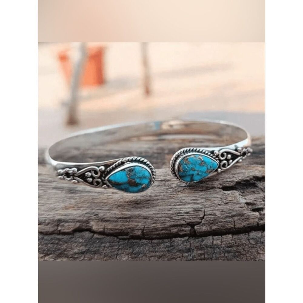 Boho Teardrop Cuff Bracelet S1358